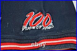 Vintage polo Shirt Walt Disney World Size L 2001 Navy Blue Red 100 Years Magic