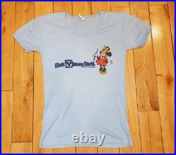 Vtg 1976 WALT DISNEY WORLD Minnie Mouse Blut T-Shirt Single Stitch M Tropix Top