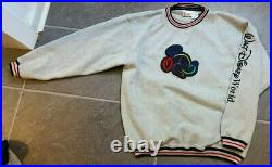 Vtg 90's Walt Disney World Rare Crewneck Spell Out Mickey Sweatshirt Sz L