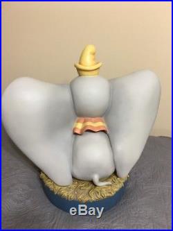 WALT DISNEY WORLD 17.5 Dumbo Big Fig Figurine Statue On Base