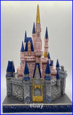 WALT DISNEY WORLD 50th Anniversary CINDERELLA CASTLE Figure Jim Shore Traditions WALT DISNEY WORLD 50th Anniversary CINDERELLA CASTLE Figure Jim Shore Traditions