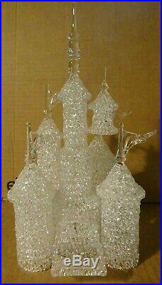 WALT DISNEY WORLD Arribas Brothers CINDERELLA'S CASTLE Glass Crystal Figure