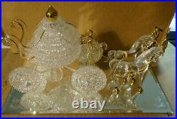 WALT DISNEY WORLD Arribas Brothers Cinderella's Carriage Glass Crystal Figure