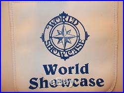 WALT DISNEY WORLD Doubled Sided Vinyl Sign from WORLD SHOWCASE, EPCOT