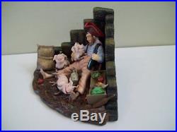 WALT DISNEY WORLD WDCC Drink Up, Me Earties Pirate With Pigs Figurine NEW
