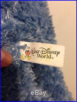 WALT Disney World Blue Duffy bear pre-hidden vtg 17 with mickey and duffy book