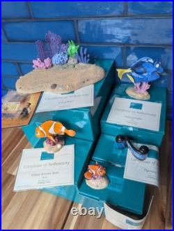 WDCC Walt Disney Classics Collection Finding Nemo Complete Set of 5 Dory Marlin