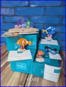 WDCC Walt Disney Classics Collection Finding Nemo Complete Set of 5 Dory Marlin