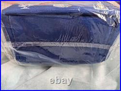 WDW 50th Anniversary Blue Canvas Loungefly Mini Backpack Walt Disney World Parks