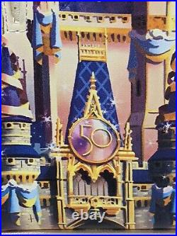 WDW 50th Anniversary Cinderella Castle Loungefly Mini Backpack Walt Disney World