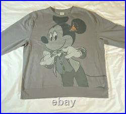 WDW 50th Anniversary Mickey Mouse Walt Disney World Grey Sweatshirt 2XL