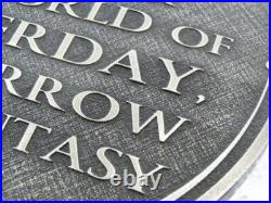 WDW Florida Entranceway Plaque Inspired Sign Walt Disny World brass WDW Florida Entranceway Plaque Inspired Sign Walt Disny World brass