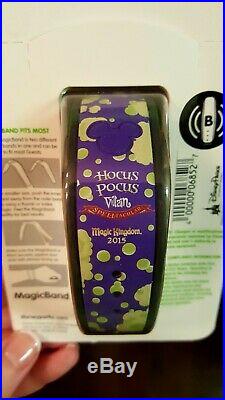 WDW Hocus Pocus 2015 Sanderson Sisters Limited Release Disney MagicBand NEW