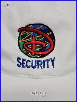 WDW Security Hat Cast Member Walt Disney World Cap Uniform Rare Strapback