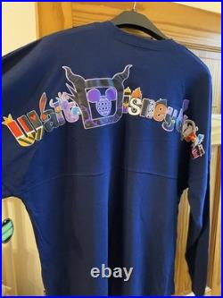 WDW Walt Disney World Character VILLAINS Spirit Jersey Size L Large NEW