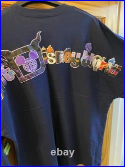 WDW Walt Disney World Character VILLAINS Spirit Jersey Size L Large NEW