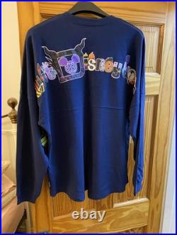 WDW Walt Disney World Character VILLAINS Spirit Jersey Size L Large NEW