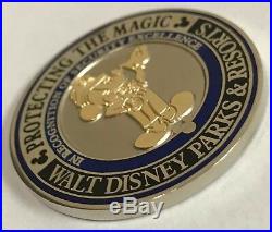 Walt DISNEY World Orlando Protecting the Magic Security Division Excellence Coin