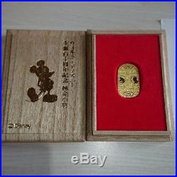 Walt Disney 110th Ann Mickey Coin 24K Gold 5g Koban 2012 limited From Japan