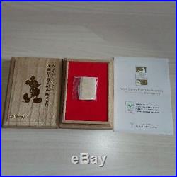 Walt Disney 110th Ann Mickey Coin 24K Gold 5g Koban 2012 limited From Japan