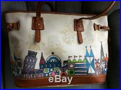 Walt Disney Dooney & Bourke It's a Small World Tassel Bag (tote) Preowned 2014