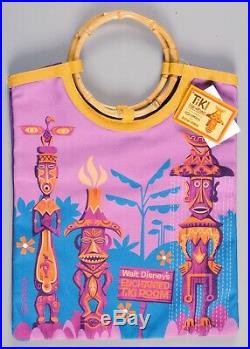Walt Disney Enchanted Tiki Room 50th Anniversary Canvas Handbag Shag NEW w Tags