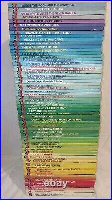 Walt Disney Wonderful World Reading Book Bundle x 72 Job Lot Set Nursery Bedroom
