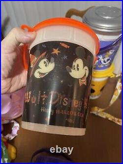 Walt Disney World 10 Piece Lot Popcorn Buckets