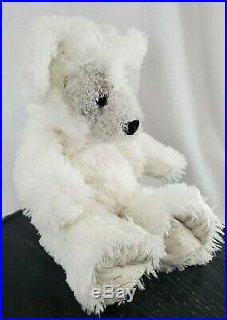 Walt Disney World 16 Pre DUFFY Bear Plush White Hidden Mickey Stuffed Gray