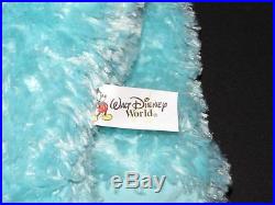 Walt Disney World 17 Plush Aqua Mint Green Hidden Mickey Pre-Duffy Bear Stuffed