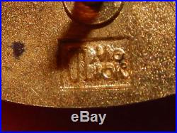 Walt Disney World 1971 Opening Team Mickey Hat Cast Service Award Pin 10k Gold