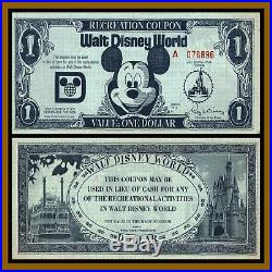 Walt Disney World 1 Dollar (Recreation Coupon), Series 1971 A, AU