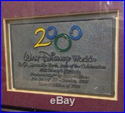 Walt Disney World 2000 Epcot Spaceship Earth Icon of the Celebration Fantasia LE