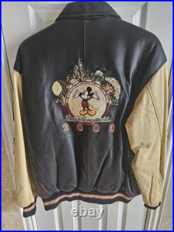 Walt Disney World 2000 Leather Jacket Millenium cast member edition