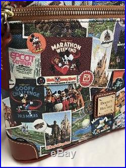 Walt Disney World 2018 Marathon Dooney & And Bourke Letter Carrier Bag Purse 1