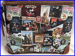 Walt Disney World 2018 Marathon Dooney & And Bourke Letter Carrier Bag Purse 2
