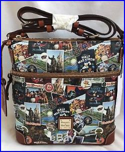 Walt Disney World 2018 Marathon Dooney & And Bourke Letter Carrier Bag Purse 3