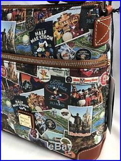 Walt Disney World 2018 Marathon Dooney & And Bourke Letter Carrier Bag Purse 3
