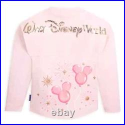 Walt Disney World 2024 Disney Pink Sequins Mickey Balloon Spirit Jersey Women S