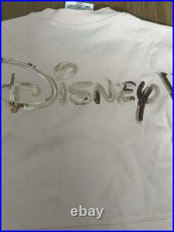 Walt Disney World 2024 Disney Pink Sequins Mickey Balloon Spirit Jersey Women XS