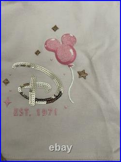 Walt Disney World 2024 Disney Pink Sequins Mickey Balloon Spirit Jersey Women XS