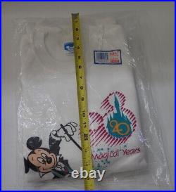 Walt Disney World 20 Magical Years Sweatshirt Mickey Factory Sealed New Vintage