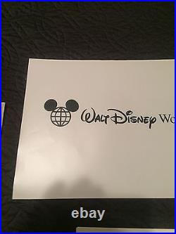 Walt Disney World 20 Years Image Prints And Transparent Vintage Display