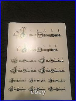 Walt Disney World 20 Years Image Prints And Transparent Vintage Display