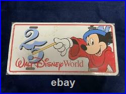 Walt Disney World 25Th Anniversary License Plate Mickey Wdw