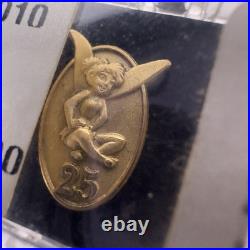 Walt Disney World 25 Year Tinker Bell Cast Member Service Award Pin 2nd Version Walt Disney World 25 Year Tinker Bell Cast Member Service Award Pin 2nd Version