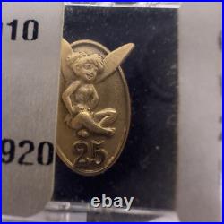 Walt Disney World 25 Year Tinker Bell Cast Member Service Award Pin 2nd Version Walt Disney World 25 Year Tinker Bell Cast Member Service Award Pin 2nd Version