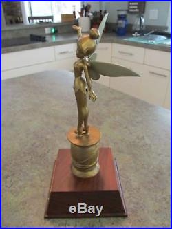 Walt Disney World 25 Years Cast Member Service Award Tinker Bell Bronze Figurine