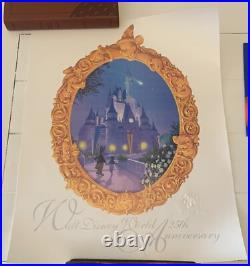 Walt Disney World'25th Anniversary-1996' Celebration Invitation with 2 Posters