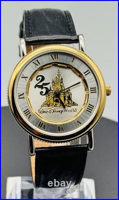 Walt Disney World 25th Anniversary Parks Resorts Watch Limited Edition Wood Box